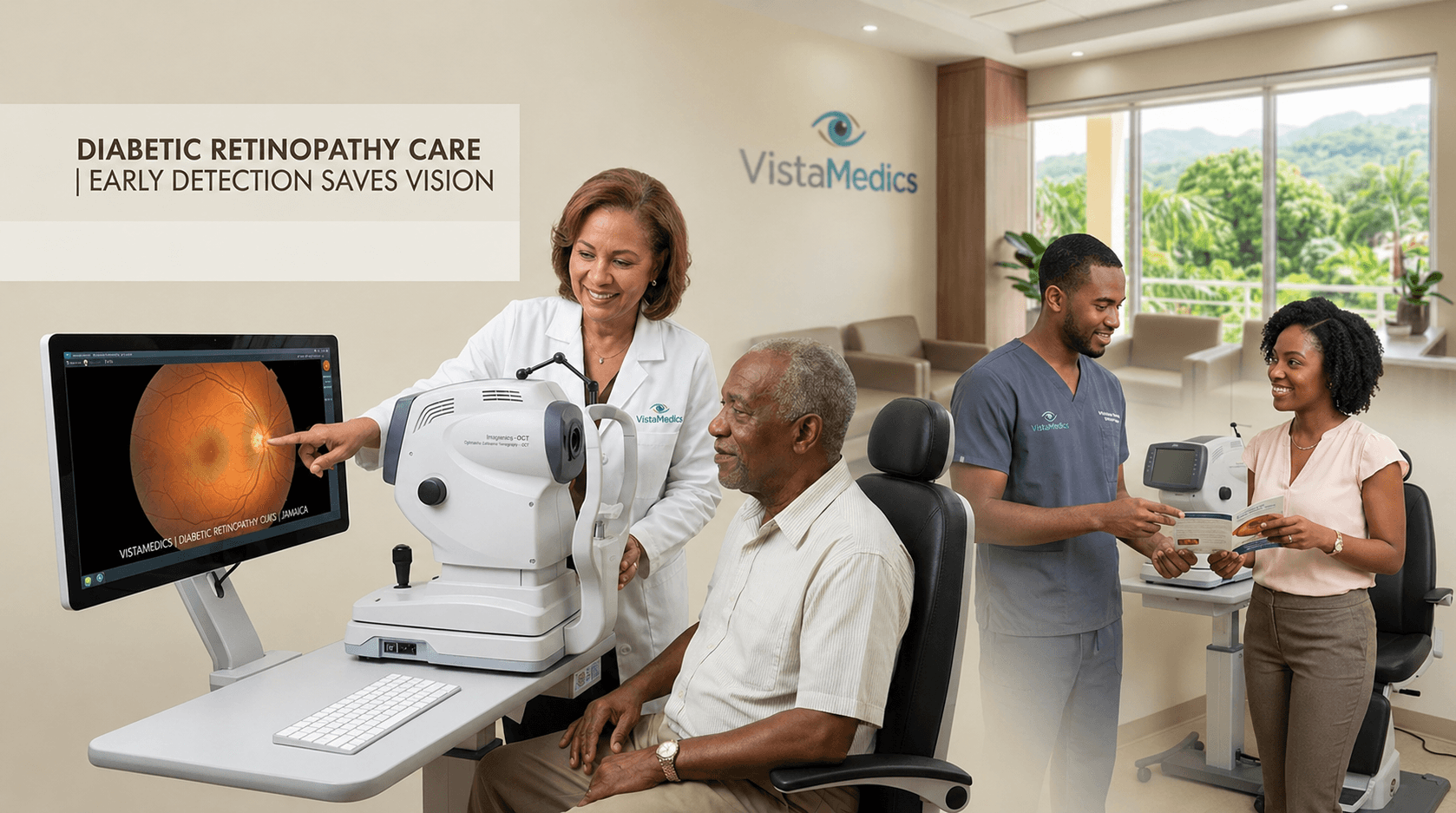 Diabetic Retinopathy in Jamaica: Symptoms, Treatment and Expert Eye Care at VistaMedics